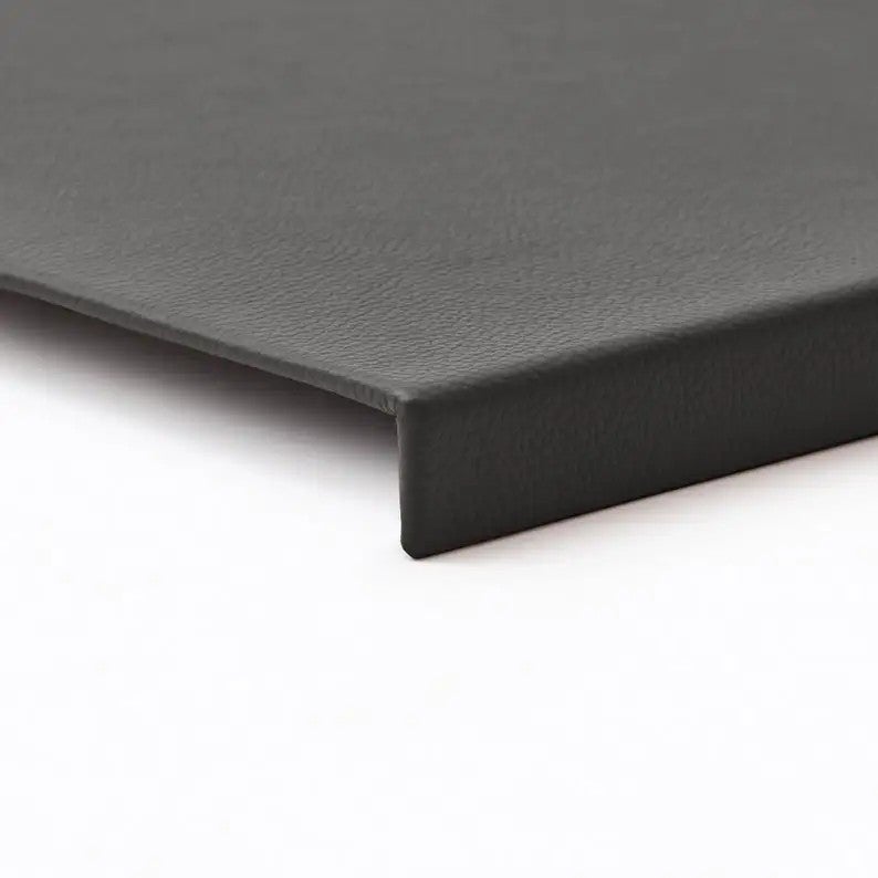 Y&D L-Shaped Desk Pad Large - Grey Vegan Leather Office Computer Mouse Pad Laptop Desk Mat Protector - Image 4