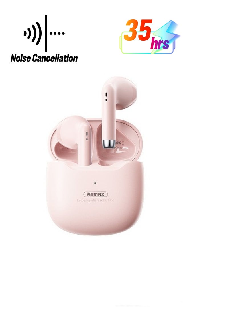 REMAX - True wireless Headphones Bluetooth headset 5.3, lower power consumption, less latency, more stable signal, effective noise cancellation, no sound leakage, compatible with Android/Apple phones - Image 1