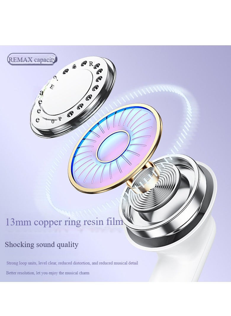 REMAX - True wireless Headphones Bluetooth headset 5.3, lower power consumption, less latency, more stable signal, effective noise cancellation, no sound leakage, compatible with Android/Apple phones - Image 1