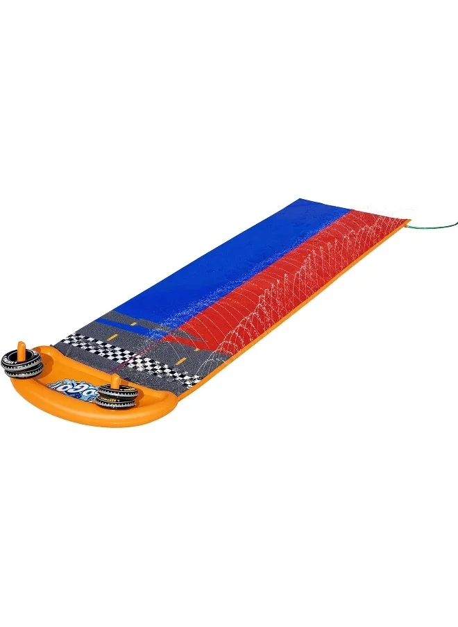 Bestway H2Ogo Splashy Speedway Slide 488cm, Multicolour, 52391