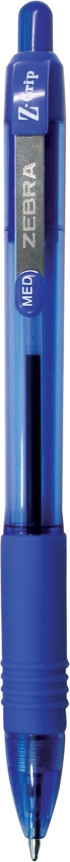 Zebra Pen Z-Grip Retractable Ballpoint Pen, Medium Point, 1.0mm, Blue Ink, 12-Count (22220) - Image 2