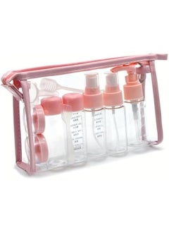 11PCS Travel Bottles Kit, TSA Approved Portable Toiletry Containers, Clear PET Flight Size Bottles for Lotion, Shampoo, Cream, Soap - pzsku/ZBA4F4E271523898A9326Z/45/_/1728667355/50ac2e15-9798-41b9-b156-9fa6866dddac