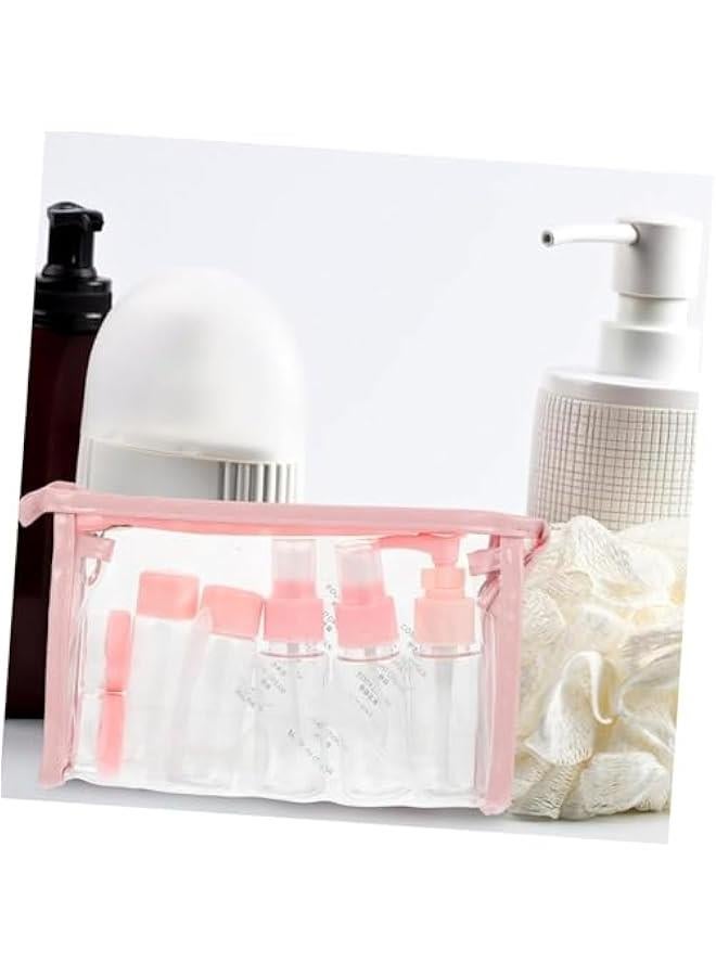 HOOKOR 11PCS Travel Bottles Kit, TSA Approved Portable Toiletry Containers, Clear PET Flight Size Bottles for Lotion, Shampoo, Cream, Soap - Image 4