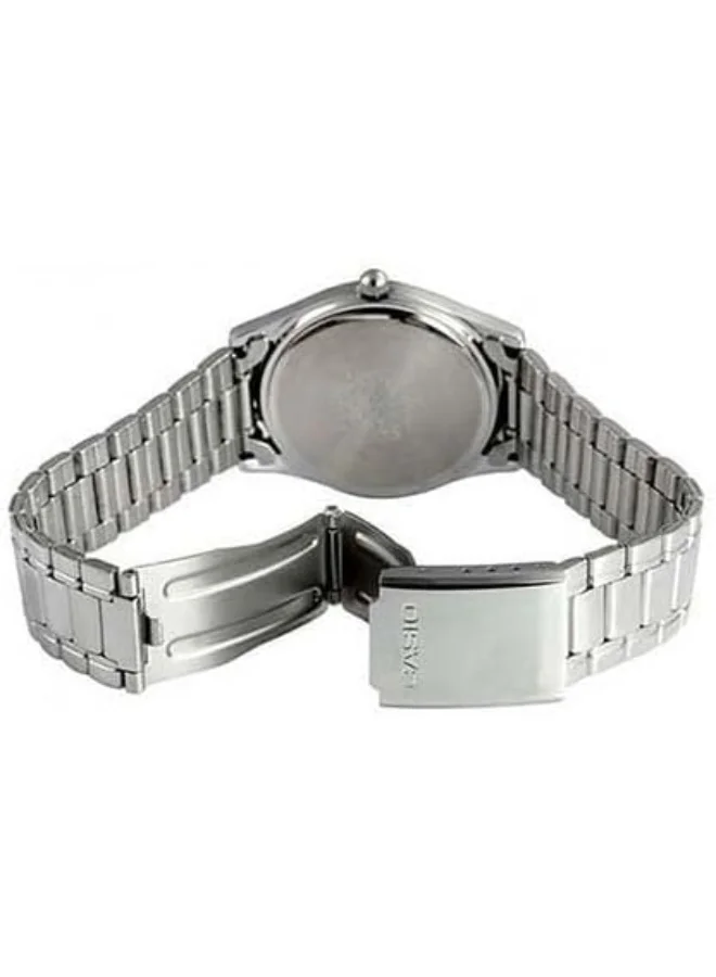 CASIO Women's Women's Analog Display Watch With Silver Stainless Steel Strap - LTP-1275D-1A