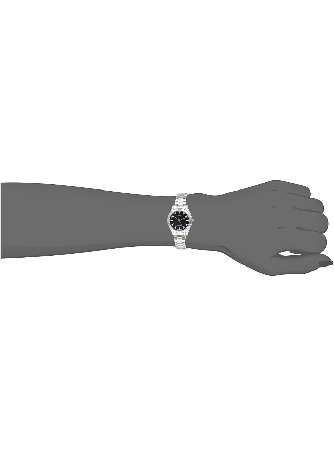 CASIO Women's Women's Analog Display Watch With Silver Stainless Steel Strap - LTP-1275D-1A