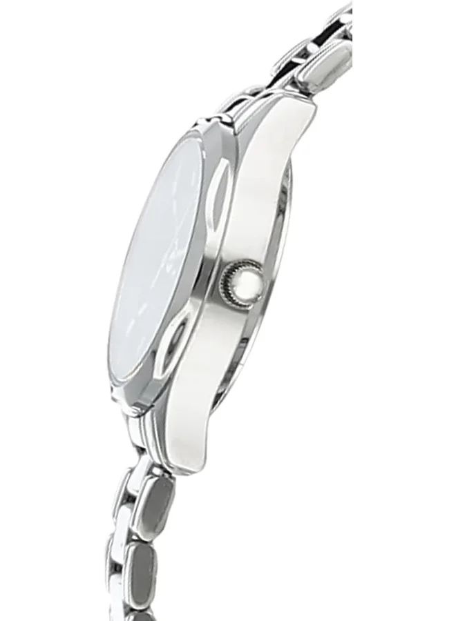 CASIO Women's Women's Analog Display Watch With Silver Stainless Steel Strap - LTP-1275D-1A