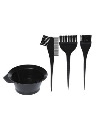 4 Pieces Hair Dye Brush Kit, Black