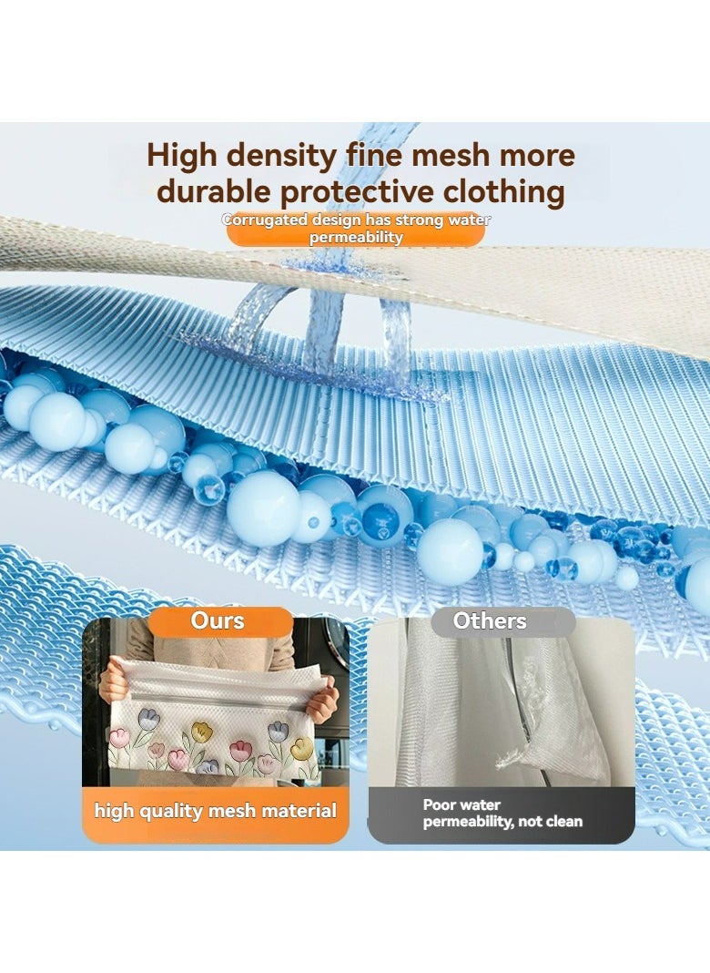 Dominy 5Pcs Mesh Laundry Bags for Delicates,Travel Organizer, Laundry Bags For Washing Lingerie And Delicate Garments,Five Different Sizes,Secure Zipper Closure  - Image 5