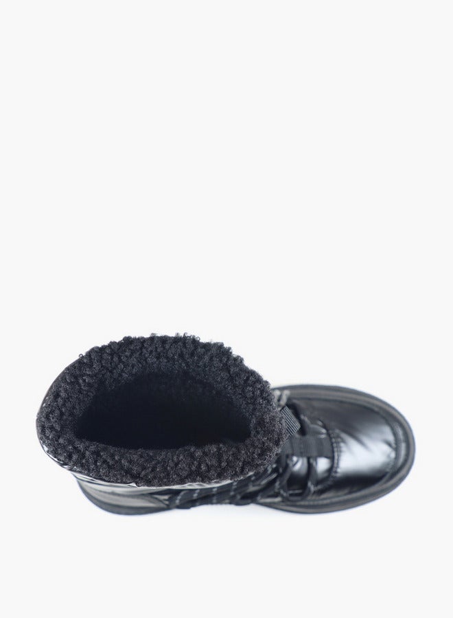 GAP Women's PARADISE HIGH NYL Lace-Up Boots - GPW5212070003 - Image 4