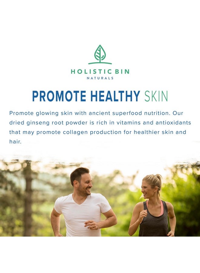 Holistic Bin Korean Red Ginseng Powder Pure Panax Ginseng Supplement | Vegan, Gluten Free, Non GMO, No Fillers | Rich in Ginsenosides (50g) - Image 5