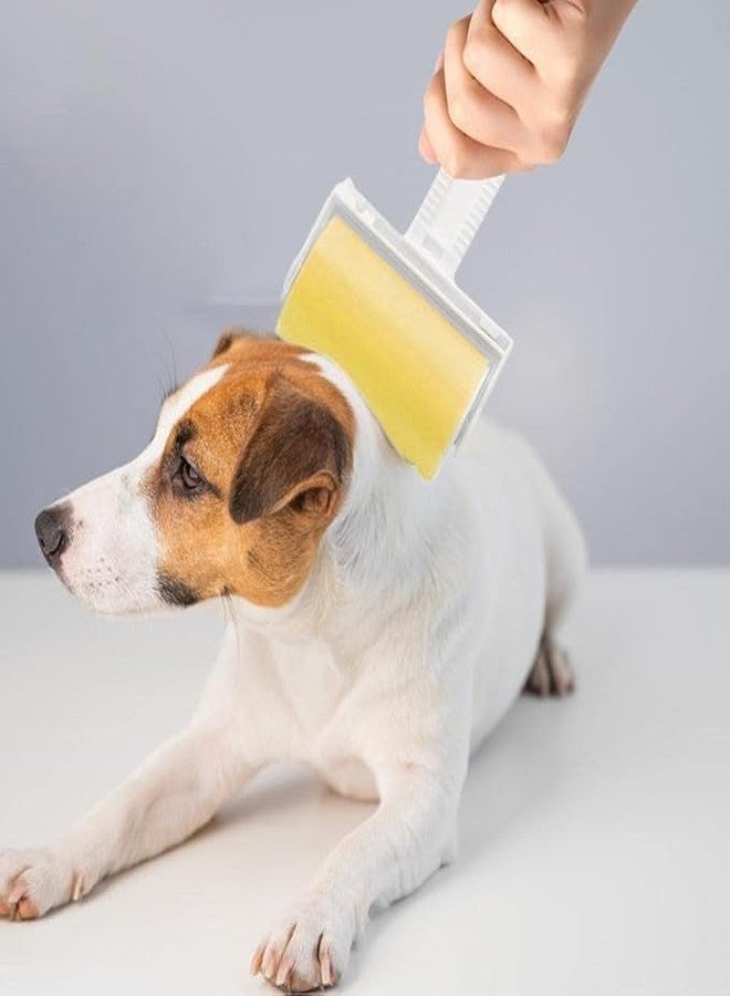 CLICKSWIFT أداة إزالة شعر الحيوانات الأليفة من كليكسويفت، بكرة لاصقة لإزالة شعر الكلاب والقطط من الأثاث، لون عشوائي، قطعة واحدة - Image 2