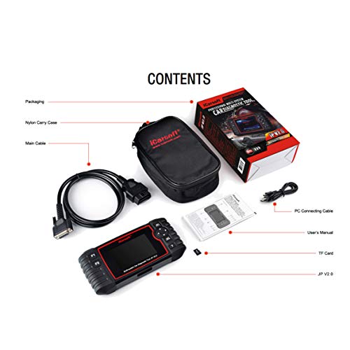 iCarsoft JP V2.0 Diagnostic Scan Tool for Japanese Vehicles Toyota/Lexus/Scion/Isuzu/Nissan/Infiniti/Mitsubishi/Honda(Acura)/Mazda/Subaru +Oil Reset +EPB+BMS+DPF+SAS+ETC+BLD+INJ - Image 3
