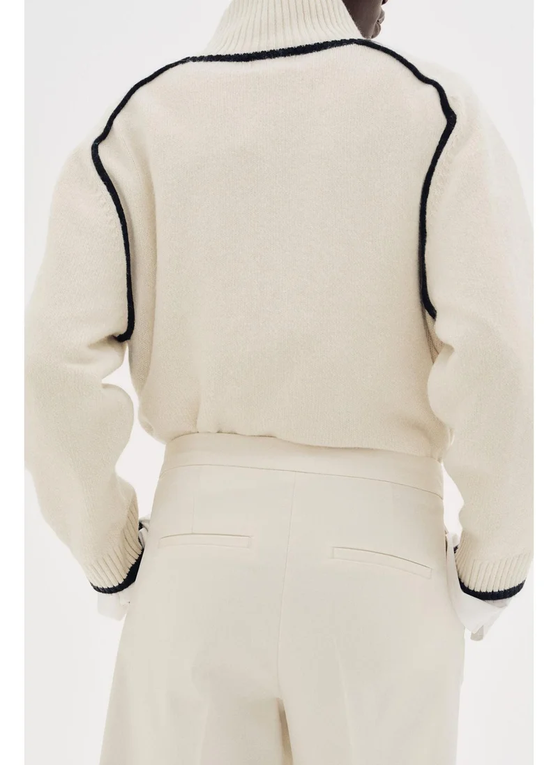 H&M Wide tailored trousers