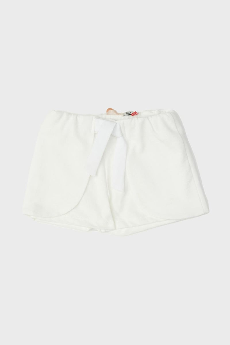 GB Baby Bg Store Baby Girl White Shorts  - Image 1