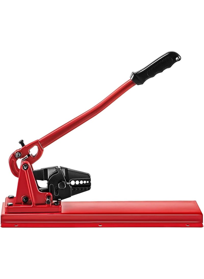 GGOOT Hardware Tools 24in Cutting Bench Type Hand Swager Tool Wire Rope Swaging Machine With Crimper Cable Bolt Cutter Head For Copper Sleeves (Color : Hand Swager) - Image 1