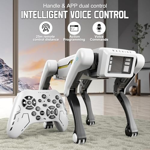 Samtop Robot Dog, AI Dog, AI Smart Pet, Will Dance and Kungfu, Voice/App/Remote Control, Support Action Programming, AI Robot Ideal Gift for Adults/Kids - Image 5