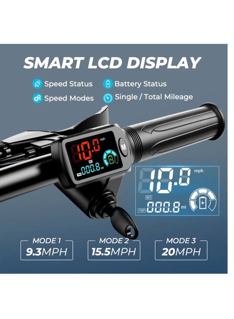 ويندهورس سكوتر كهربائي بمحرك 850 واط مع مقعد مزدوج، بطارية 48 فولت 10 أمبير/ساعة، سرعة 50 كم/ساعة، مدى 40 كم، نظام تعليق مزدوج وسلة تخزين، سكوتر كهربائي C3 - Image 4