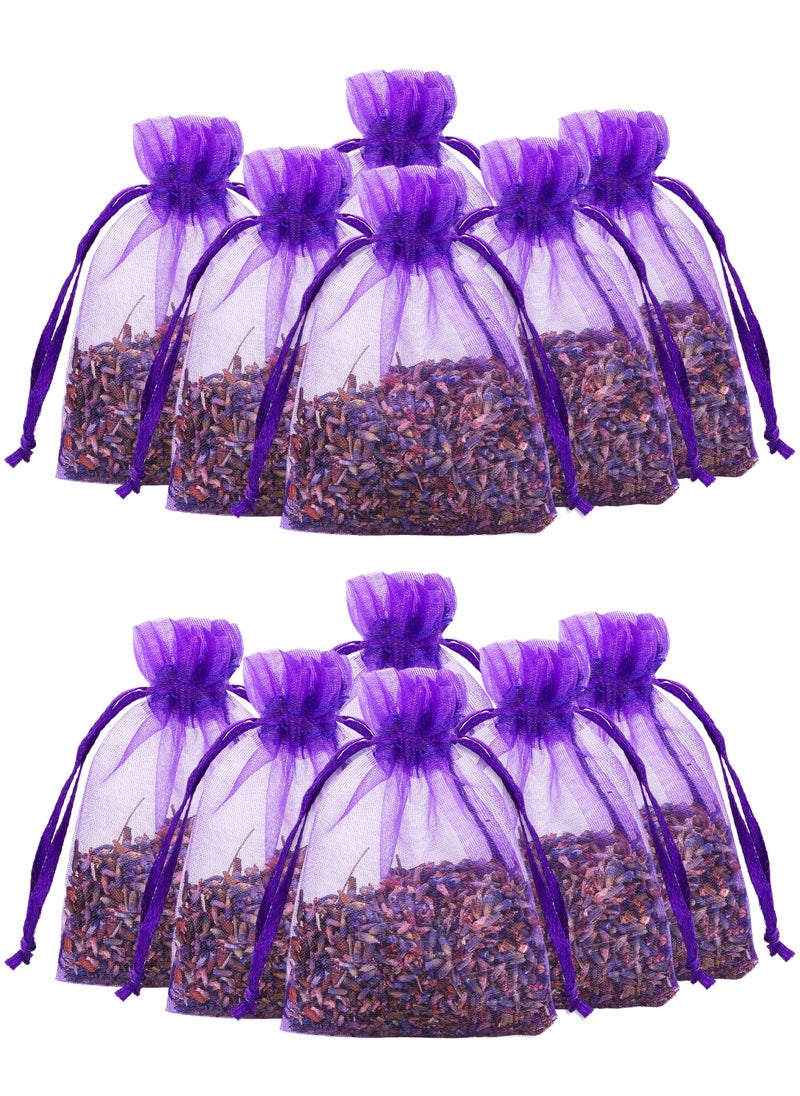 URbazaar - 12 Packs Lavender Scented Sachets Air Freshener for Drawer and Closet Long-Lasting Sachets Bags Drawer Deodorizers Fresh Scents Home Fragrance Sachet for Lover - Image 1