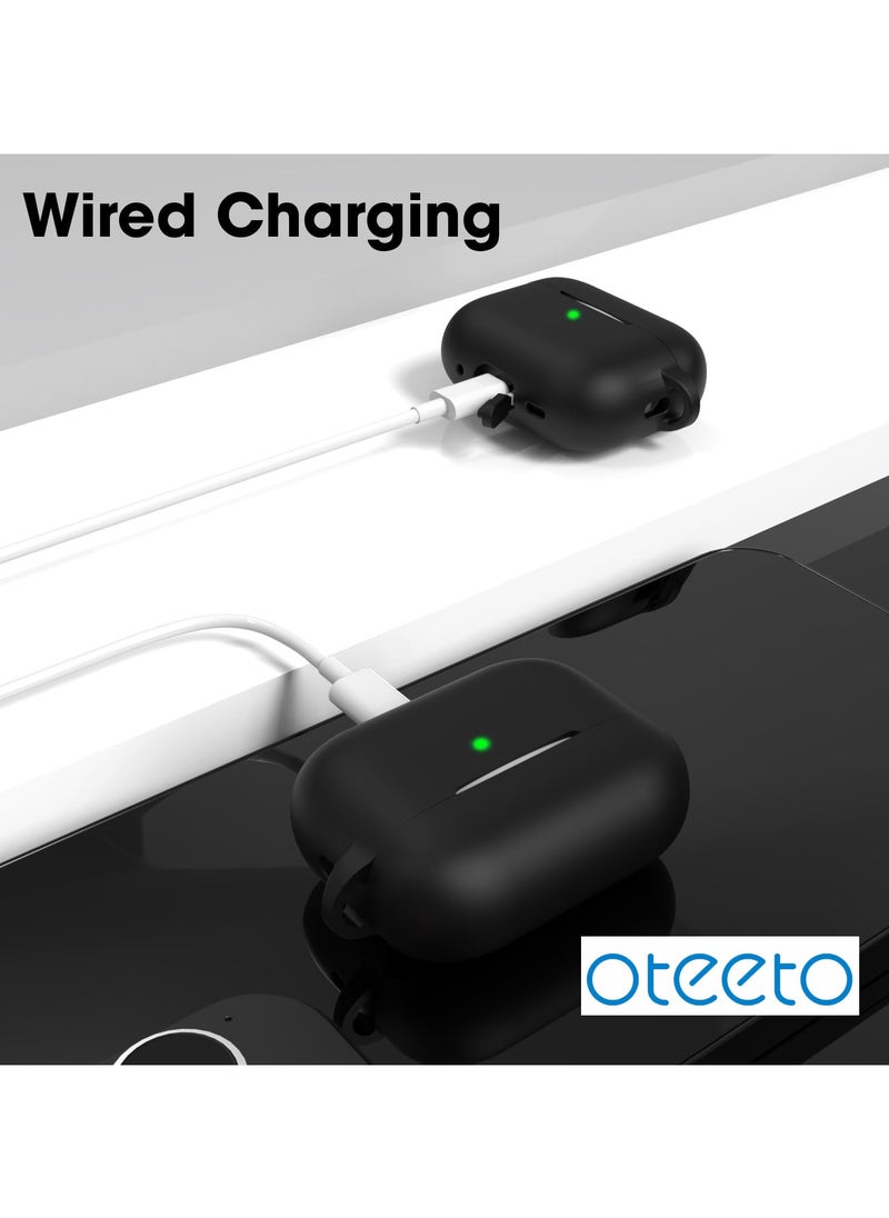 Oteeto Oteeto AC04 Full Protection Silicone Earpod Case Designed For Aipods 3 Black  - Image 2