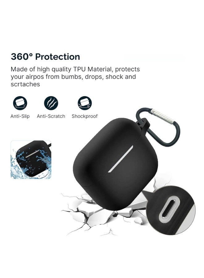 Lacoz AC04 Full Protection Silicone Earpod Case Designed For Aipods 3 Black - Image 3