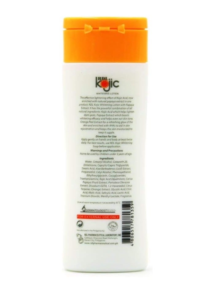 Kojic Rdl Kojic Papaya Orange Lotion 100 ml - Image 2