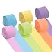 Captain Decor 6 Pastel Streamers 492 ft Pack of Pastel Birthday Decorations Rainbow Party Decorations Backdrop Party Supplies for Wedding Decor 18 inch x 82 ftRoll - Image 2