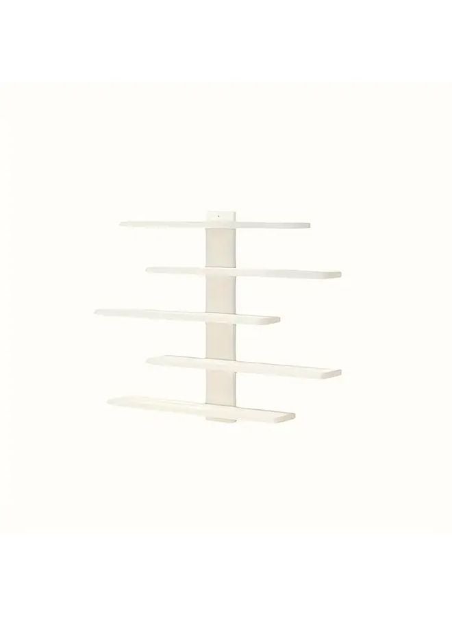White Wall Mounted Display Rack For Action Figures Dolls Toys Collectibles - Image 1