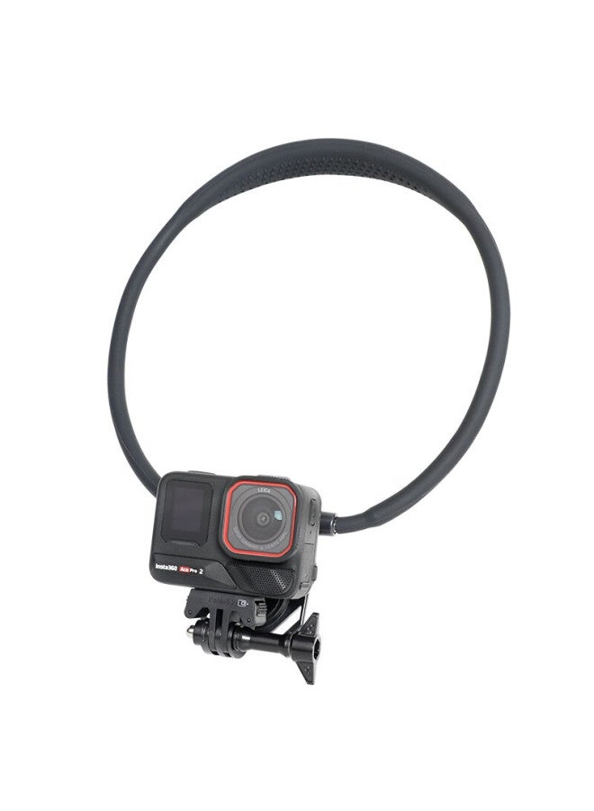 Qiye Neck Strap Magnetic Mount, Suitable For Hard Stone Insta Acepro2 Action Camera Ace Pro Accessories, Neck Strap, First-person View For Fishing