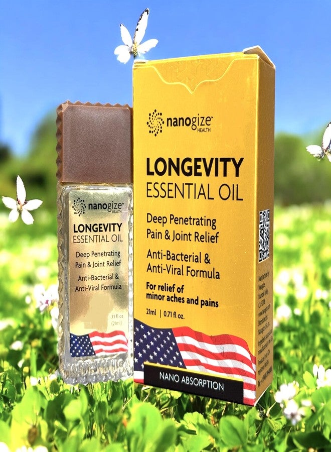 1 Pack - Twin Bottles Longevity Nanogize Essentail Oil - Hai Chai Dau LAN Nano Longevity - 21mL per Bottle with 2 Bottles per Order - Made in USA - Image 3