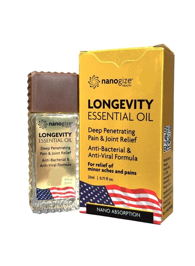 1 Pack - Twin Bottles Longevity Nanogize Essentail Oil - Hai Chai Dau LAN Nano Longevity - 21mL per Bottle with 2 Bottles per Order - Made in USA - Image 2