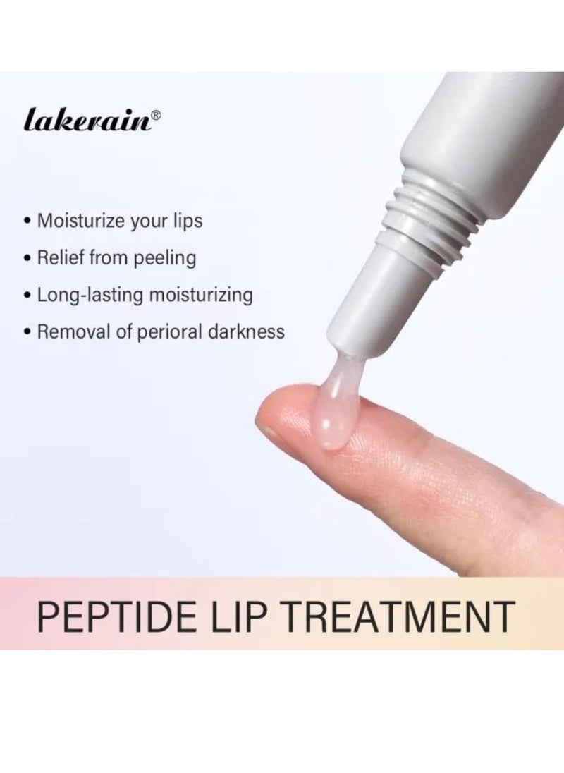 Peptide Lip Treatment Gel #4 Passion Fruit Moisturizes and Treats Lips Lip Gloss Oil for Plumper and Moisturizer Serum Hydrating Lip Serum for Dry Peeling and Dark Lips Gorgeous Glow 10ml