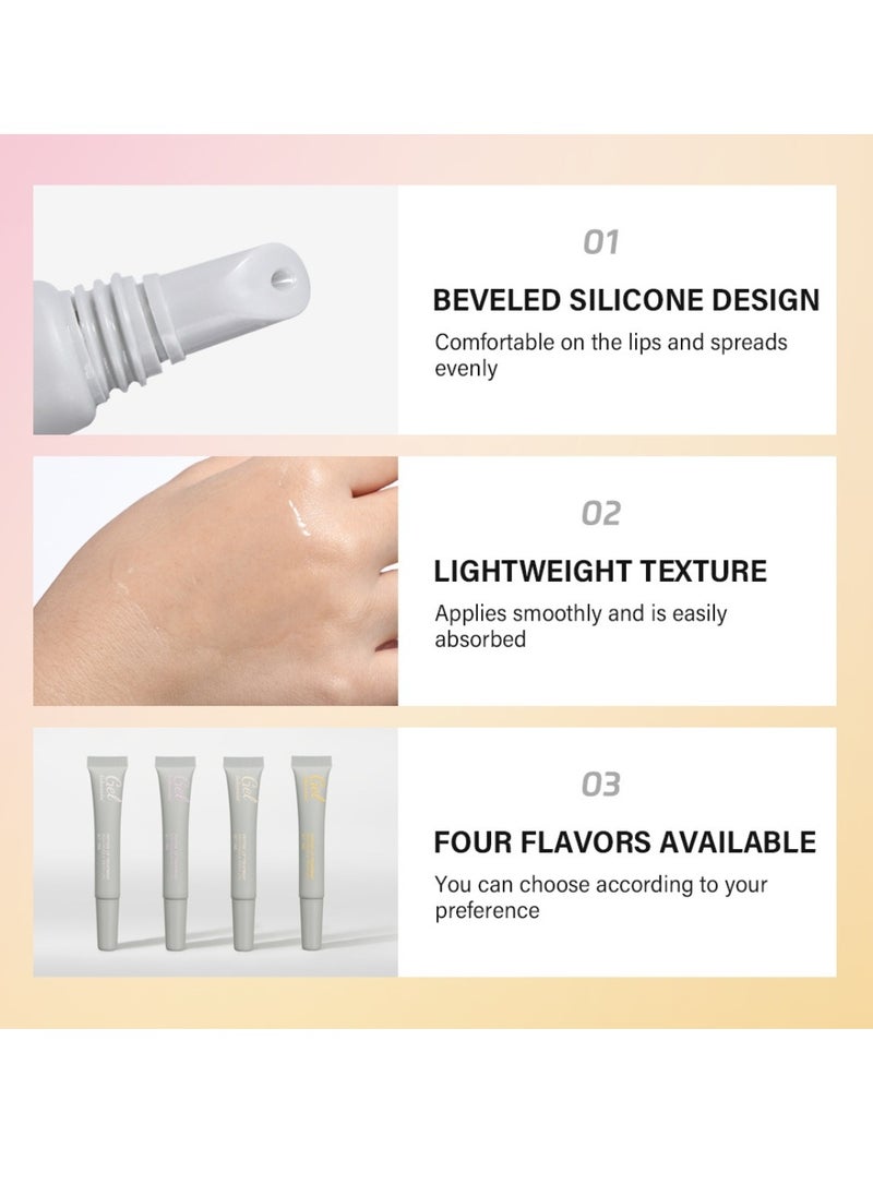 Peptide Lip Treatment Gel #4 Passion Fruit Moisturizes and Treats Lips Lip Gloss Oil for Plumper and Moisturizer Serum Hydrating Lip Serum for Dry Peeling and Dark Lips Gorgeous Glow 10ml