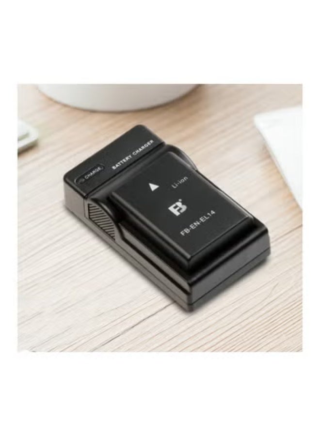 Fb EN-EL14 Camera Charger for Nikon D5300 D3200 D5200 D3400 D5600 - Image 2