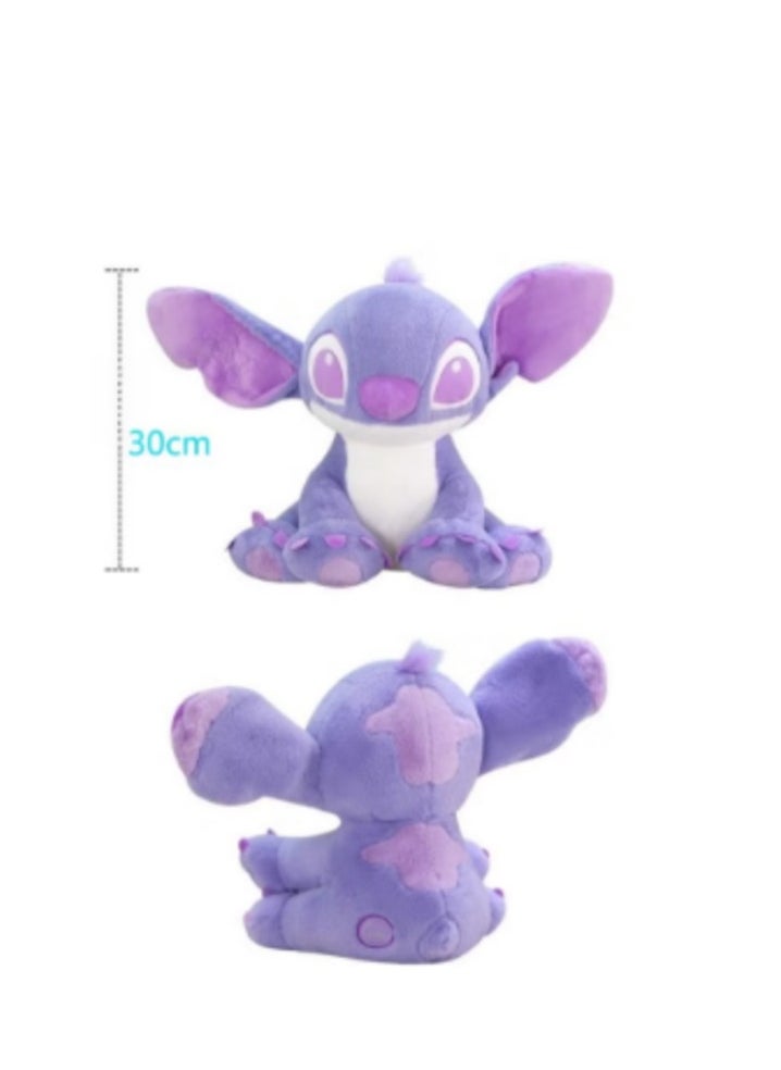 STITCH Stitch Cartoon Plush Doll Pillow Doll for Child 30 cm Purple  - Image 3