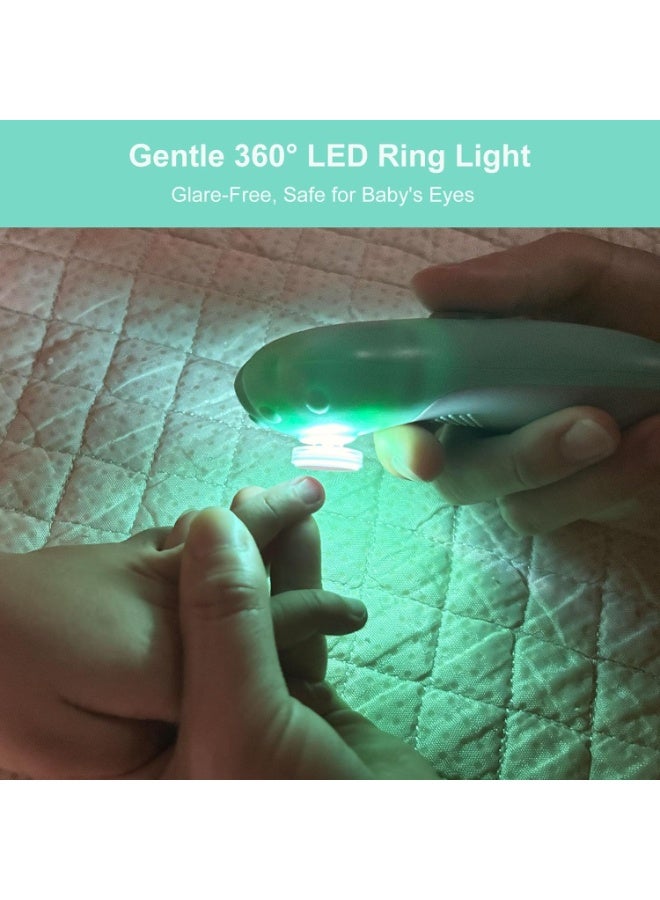 DOOKOO 7 In 1 Baby Nail Clipper Electric Trimmer File Kit For Newborn - Image 3