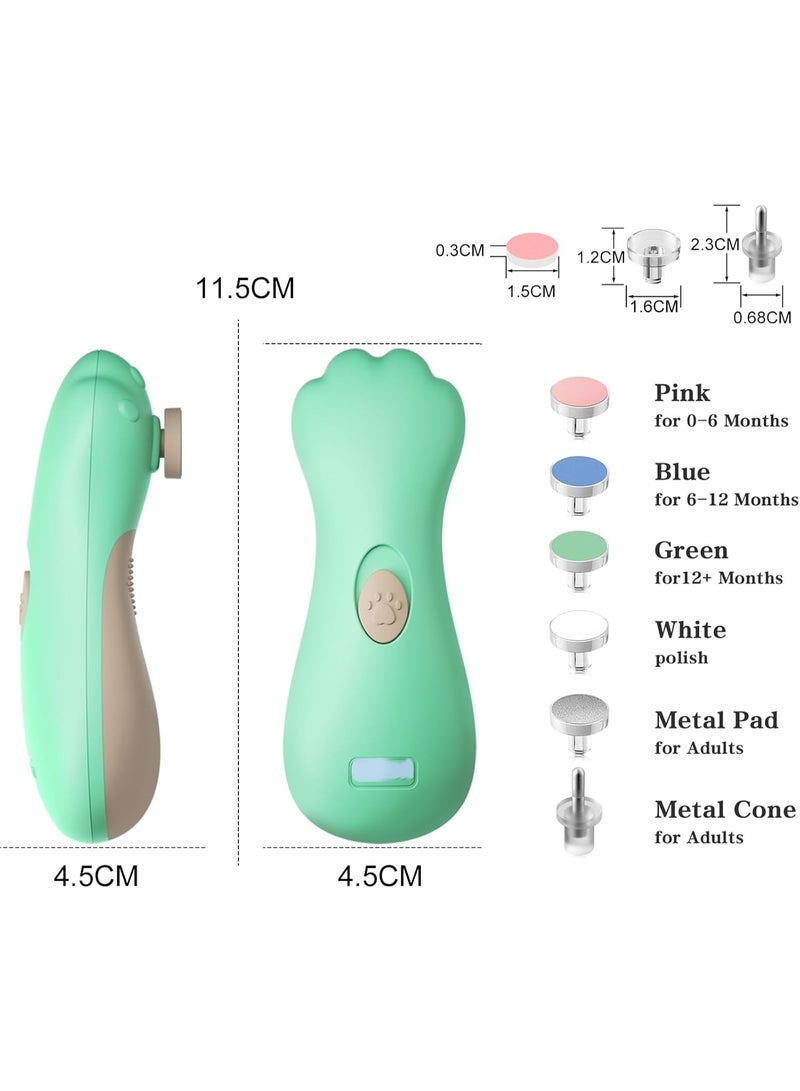 DOOKOO 7 In 1 Baby Nail Clipper Electric Trimmer File Kit For Newborn - Image 1