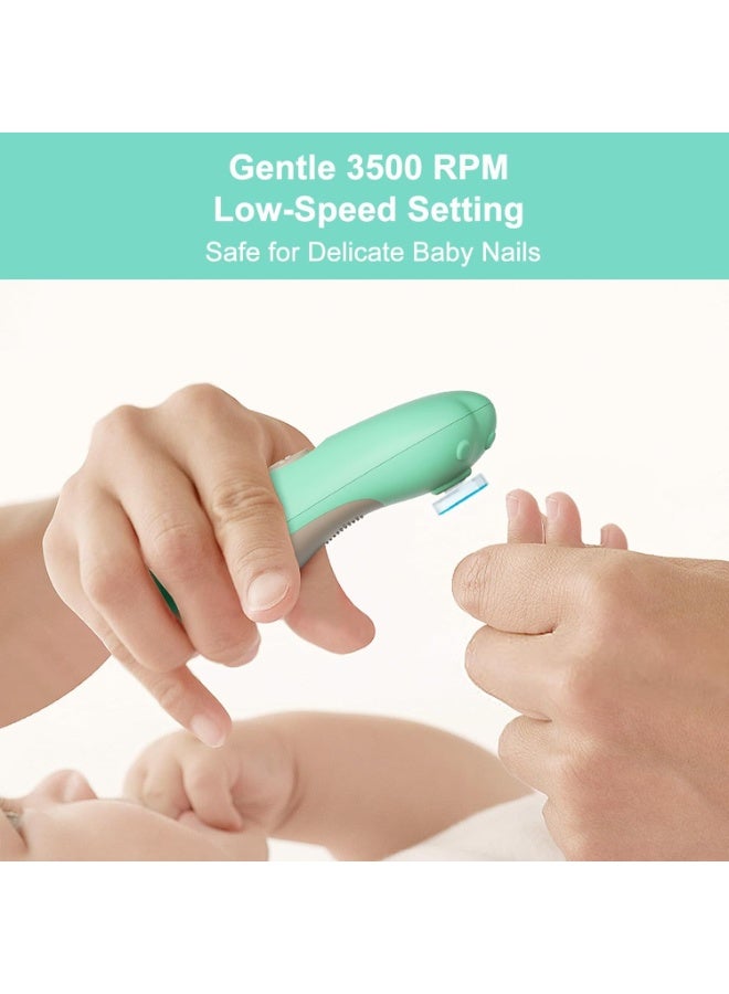 DOOKOO 7 In 1 Baby Nail Clipper Electric Trimmer File Kit For Newborn - Image 5