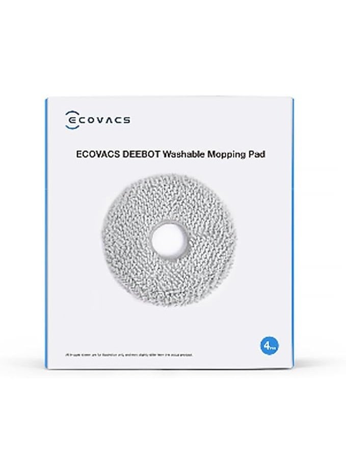 Ecovacs Replacement Vacuums Mop Cloths Cleaning Pads for DEEBOT T20 OMNI/X1 OMNI/T10 OMNI Robot Vacuum Cleaner Parts, 2 in pack (D-WP04-0012) - Image 2