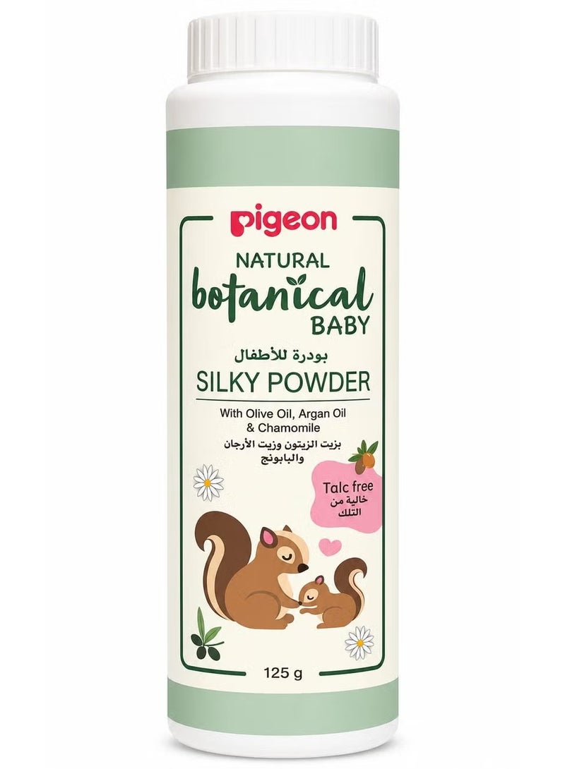 pigeon Botanical Baby Powder with Olive Oil, Argan and Panic 125g - Image 1