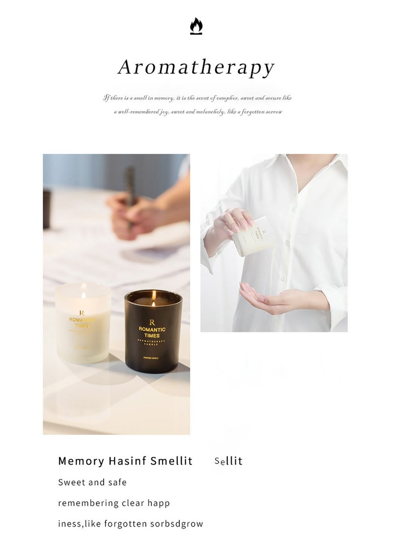 ROMANTIC TIMES - Essential Oil Scented Candle Household Soy Wax Scented Mosquito Repellent Gift Scented Candle - Image 1
