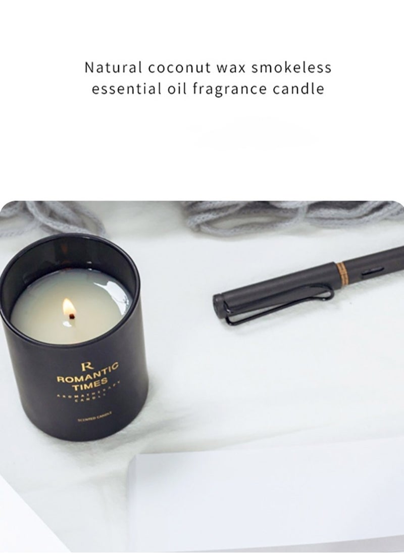 ROMANTIC TIMES - Essential Oil Scented Candle Household Soy Wax Scented Mosquito Repellent Gift Scented Candle - Image 1