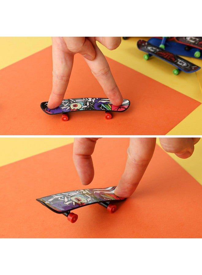 POPLAY 50Pcs Mini Finger Skateboards, Finger Boards Toy Skateboards For Kids Party Favors - Image 2