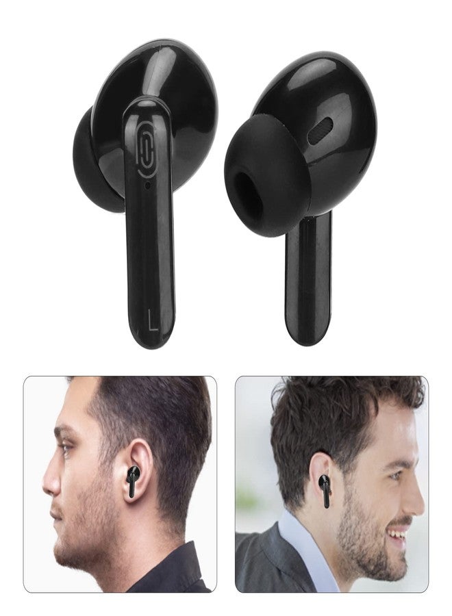 Sanpyl Y113 Bluetooth 5.3 Wireless Earbuds, 3H Playtime IPX5 Sweatproof Headphones, Comfort Fit Secure Ear Grip for Gym Running Travel, Includes 114-Language Translation Support, Black - Image 5