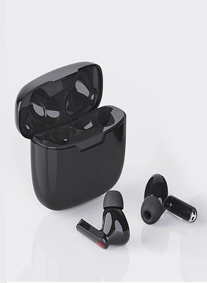 Sanpyl Y113 Bluetooth 5.3 Wireless Earbuds, 3H Playtime IPX5 Sweatproof Headphones, Comfort Fit Secure Ear Grip for Gym Running Travel, Includes 114-Language Translation Support, Black - Image 1