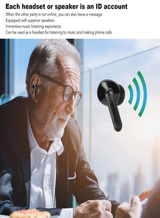 Sanpyl Y113 Bluetooth 5.3 Wireless Earbuds, 3H Playtime IPX5 Sweatproof Headphones, Comfort Fit Secure Ear Grip for Gym Running Travel, Includes 114-Language Translation Support, Black - Image 4