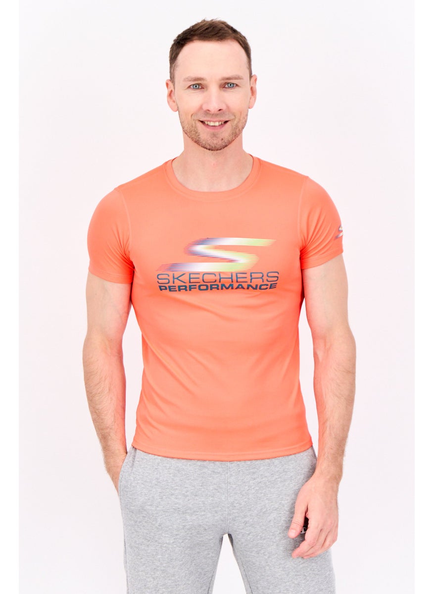 Men Sportswear Fit Short Sleeve Training T Shirt, Dark Coral - pzsku/ZBA50FF30998765176F51Z/45/_/1737642284/973fc4a1-527c-4ef1-bbc4-95bddedd6ef1