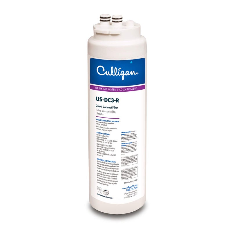 كوليجان خرطوشة بديلة لفلتر المياه Culligan Us-Dc3-R Direct Connect Premium عدد 1 (عبوة من 1) أبيض - Image 1