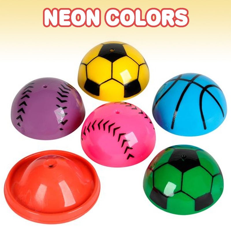 ArtCreativity 1.25 Inch Vinyl Sport Ball Poppers - Pack of 24 - Assorted Colors - Awesome Pop Up Toy-Ideal Impulse Item - Great Small Game Prize, Party Favor and Gift Idea for Boys & Girls Ages 3+ - Image 2