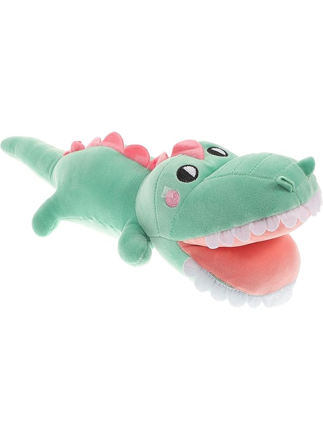 The Bros Alligator Stuffed Animal, Cartoon Crocodile Plush Toy Super Soft Body Pillow Plush Animal Toy Toddler Kids Decorative Plush Doll Party Toy Gifts for Kids Adults ( Green ) - Image 1