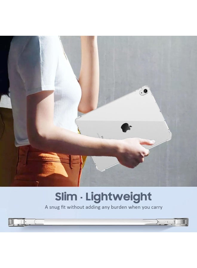 Clear Case for iPad (A16) 11th Generation 11 Inch 2025 / 10th Generation 10.9 Inch 2022, Slim Lightweight Military-Grade Shockproof TPU Protective Cover– Anti-Yellowing, Transparent Back Bumper - Image 2